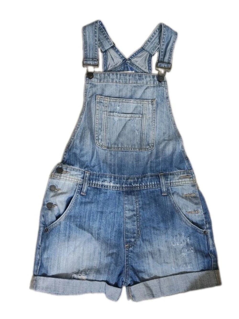 Hidden Jeans Women's Blue Denim Shortalls Size S